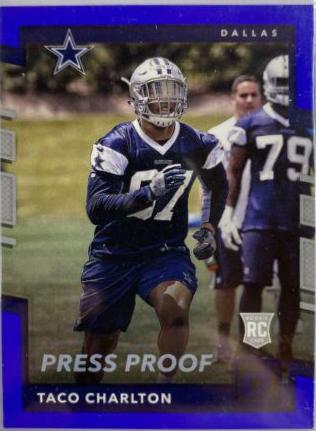 Taco Charlton [Blue Press Proof] #362
