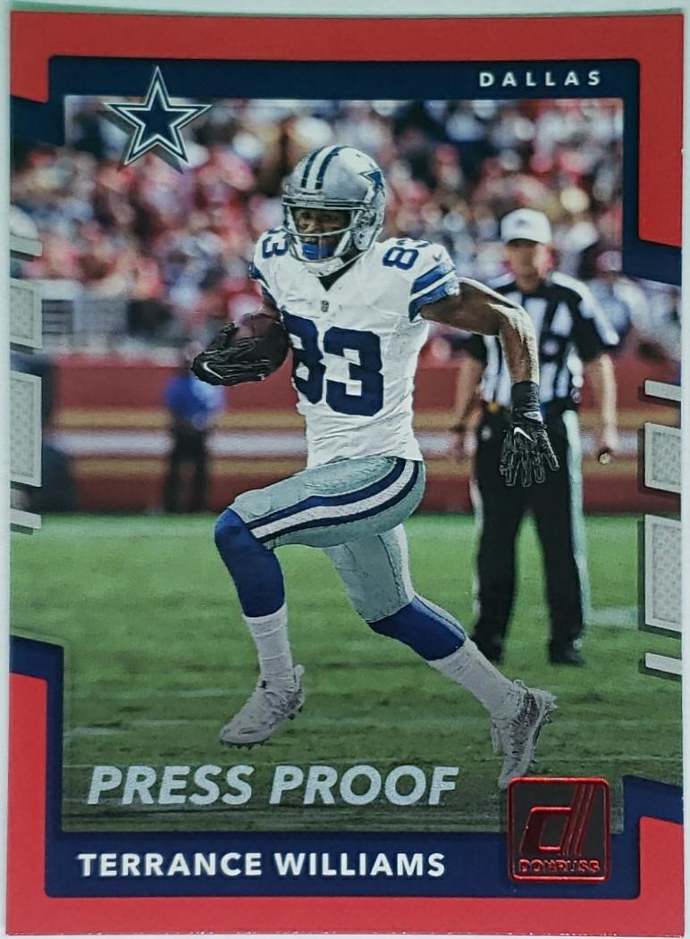 Terrance Williams [Red Press Proof] #90