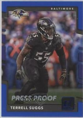 Terrell Suggs [Blue Press Proof] #43