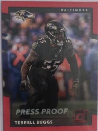 Terrell Suggs [Red Press Proof] #43