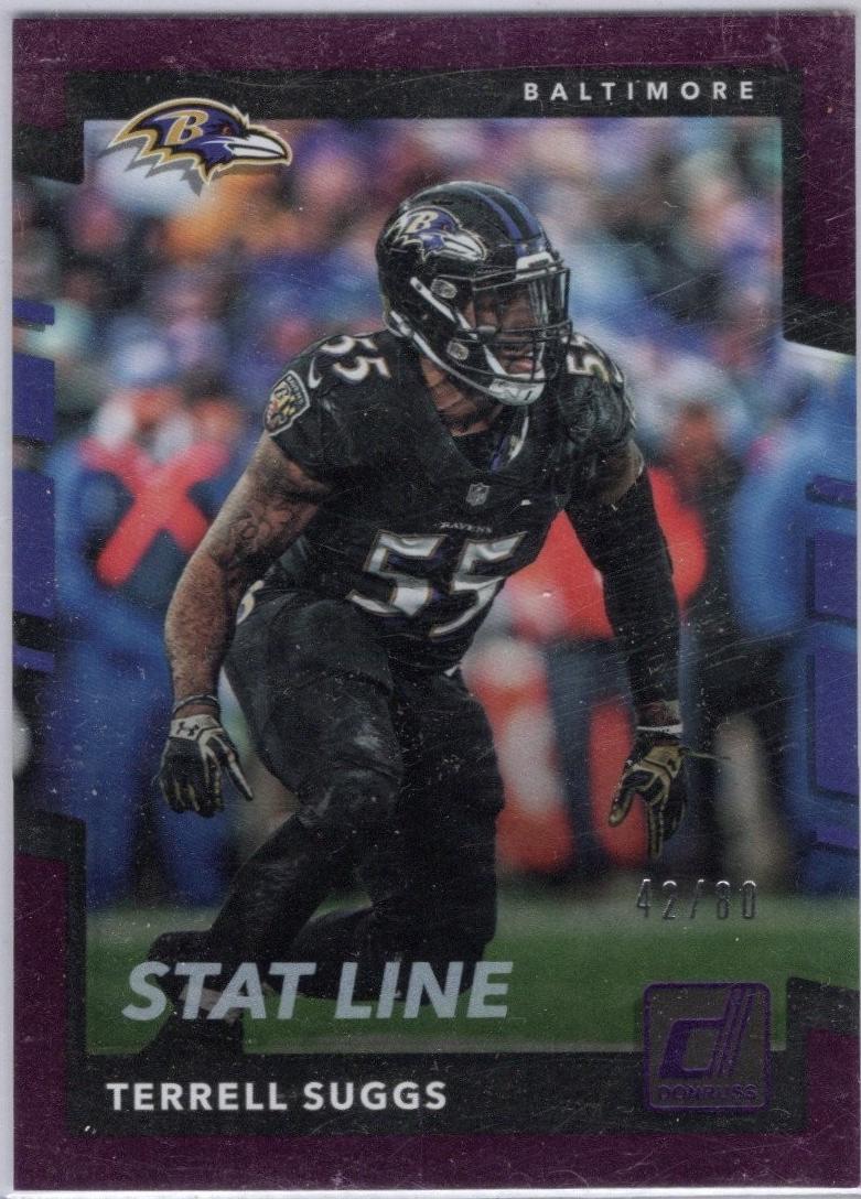 Terrell Suggs [Season Stat Line Press Proof] #43
