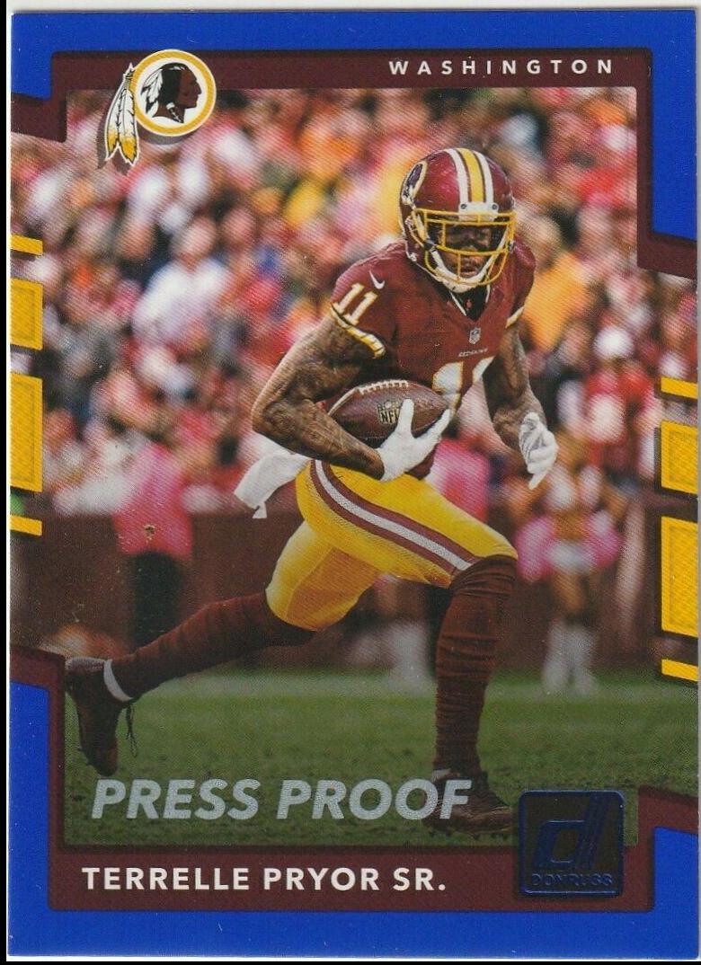 Terrelle Pryor Sr. [Blue Press Proof] #65