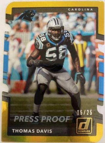 Thomas Davis [Gold Die Cut Press Proof] #137