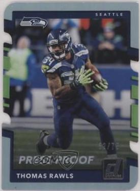 Thomas Rawls [Silver Die Cut Press Proof] #155