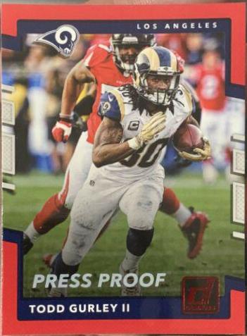 Todd Gurley II [Red Press Proof] #205