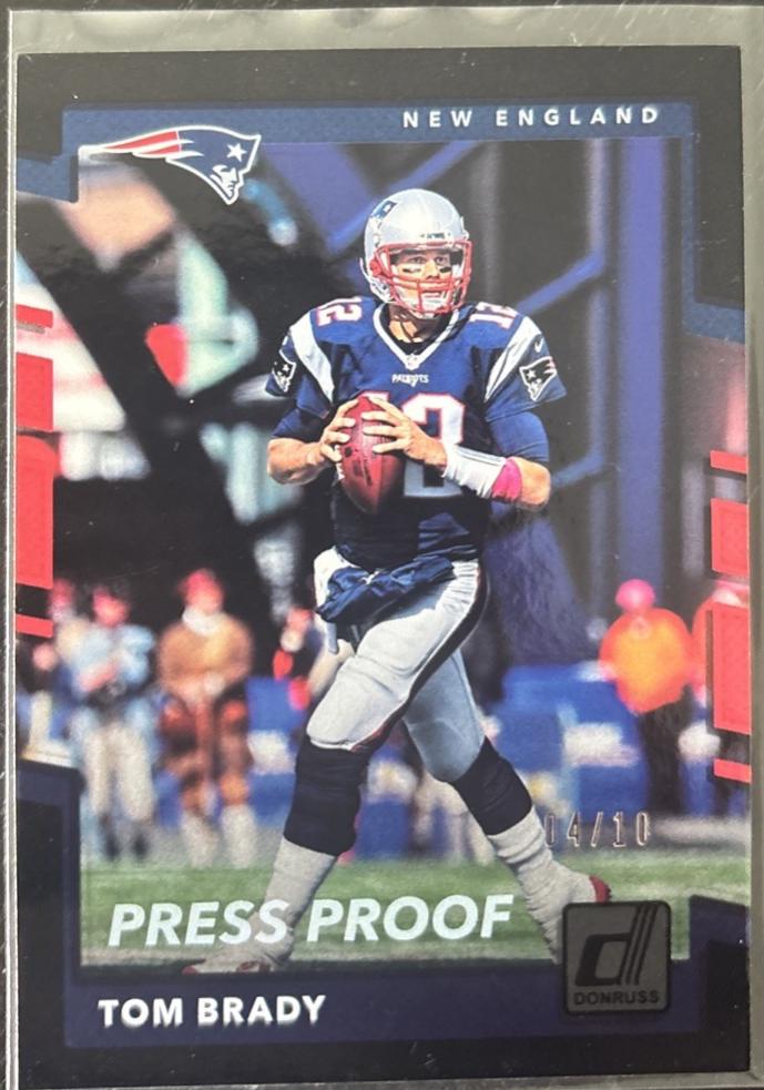 Tom Brady [Black Press Proof] #64