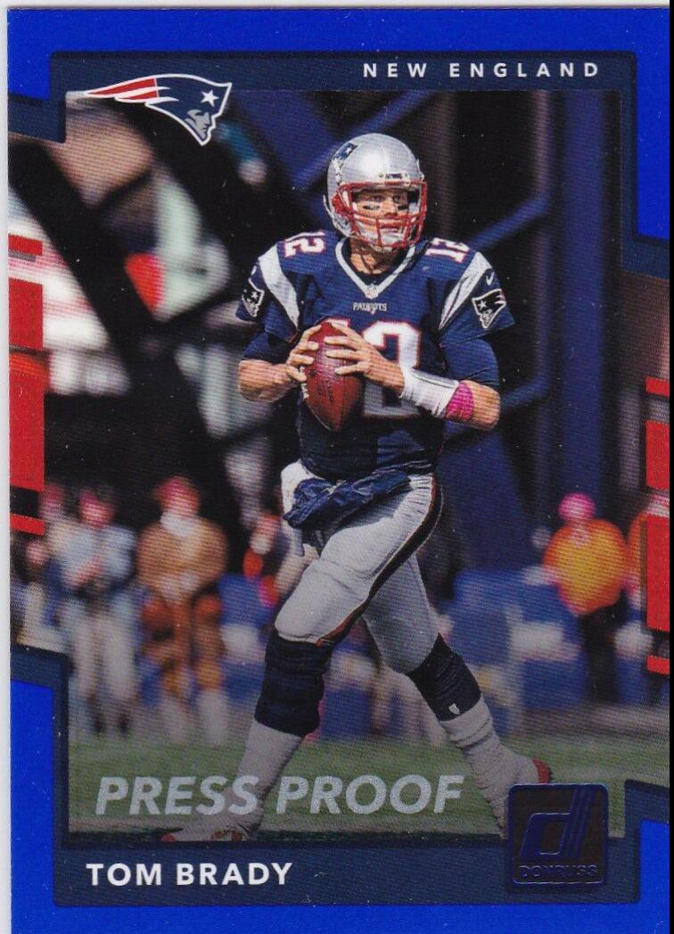Tom Brady [Blue Press Proof] #64