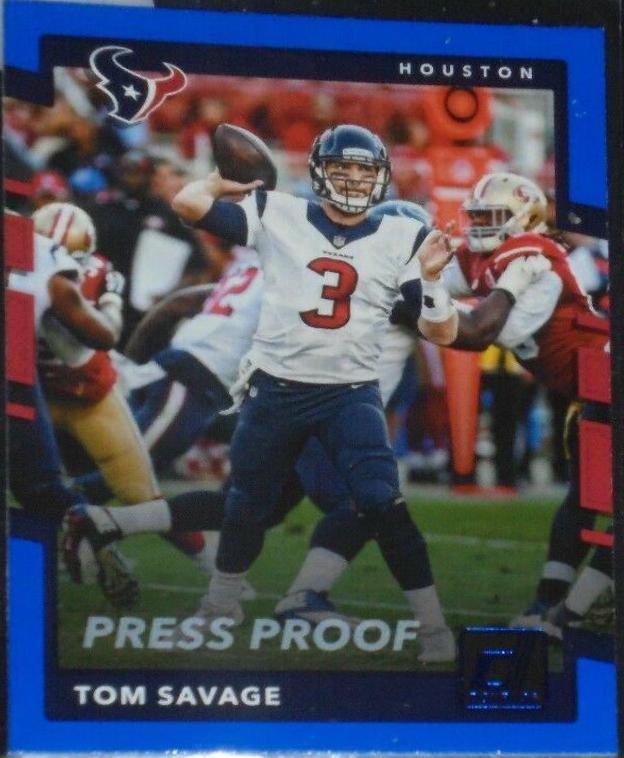 Tom Savage [Blue Press Proof] #283
