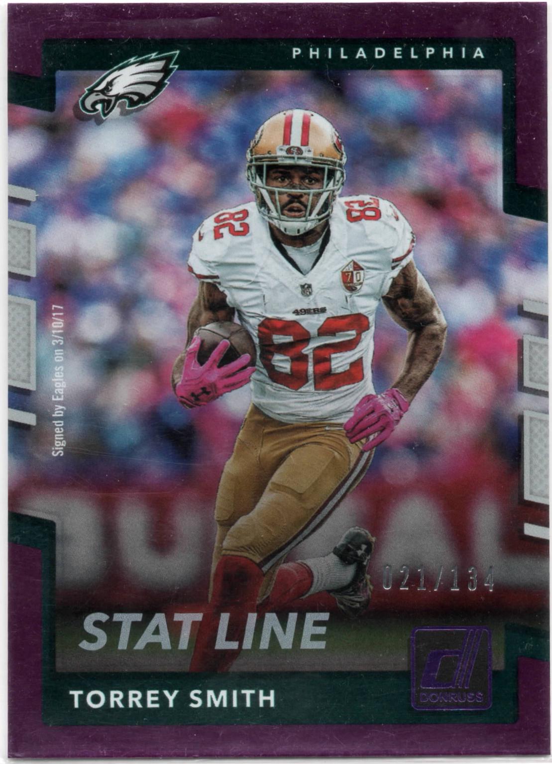 Torrey Smith [Season Stat Line Press Proof] #134