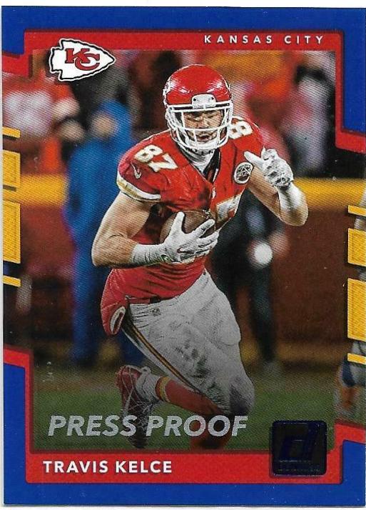 Travis Kelce [Blue Press Proof] #129