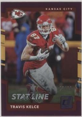 Travis Kelce [Season Stat Line Press Proof] #129