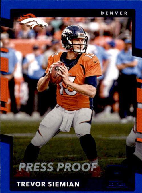 Trevor Siemian [Blue Press Proof] #141