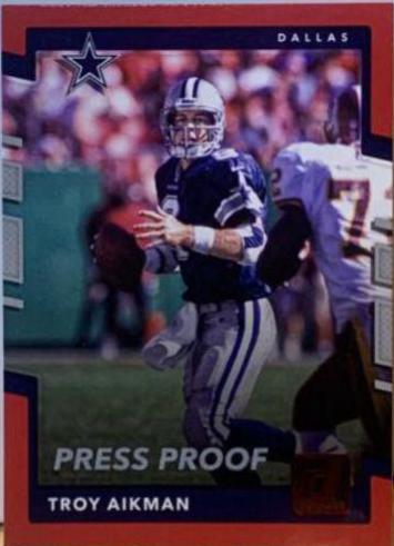 Troy Aikman [Red Press Proof] #96