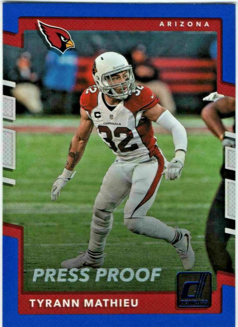 Tyrann Mathieu [Blue Press Proof] #37