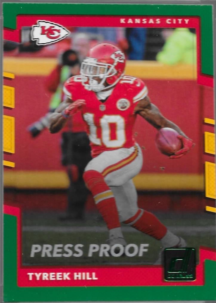 Tyreek Hill [Green Press Proof] #190