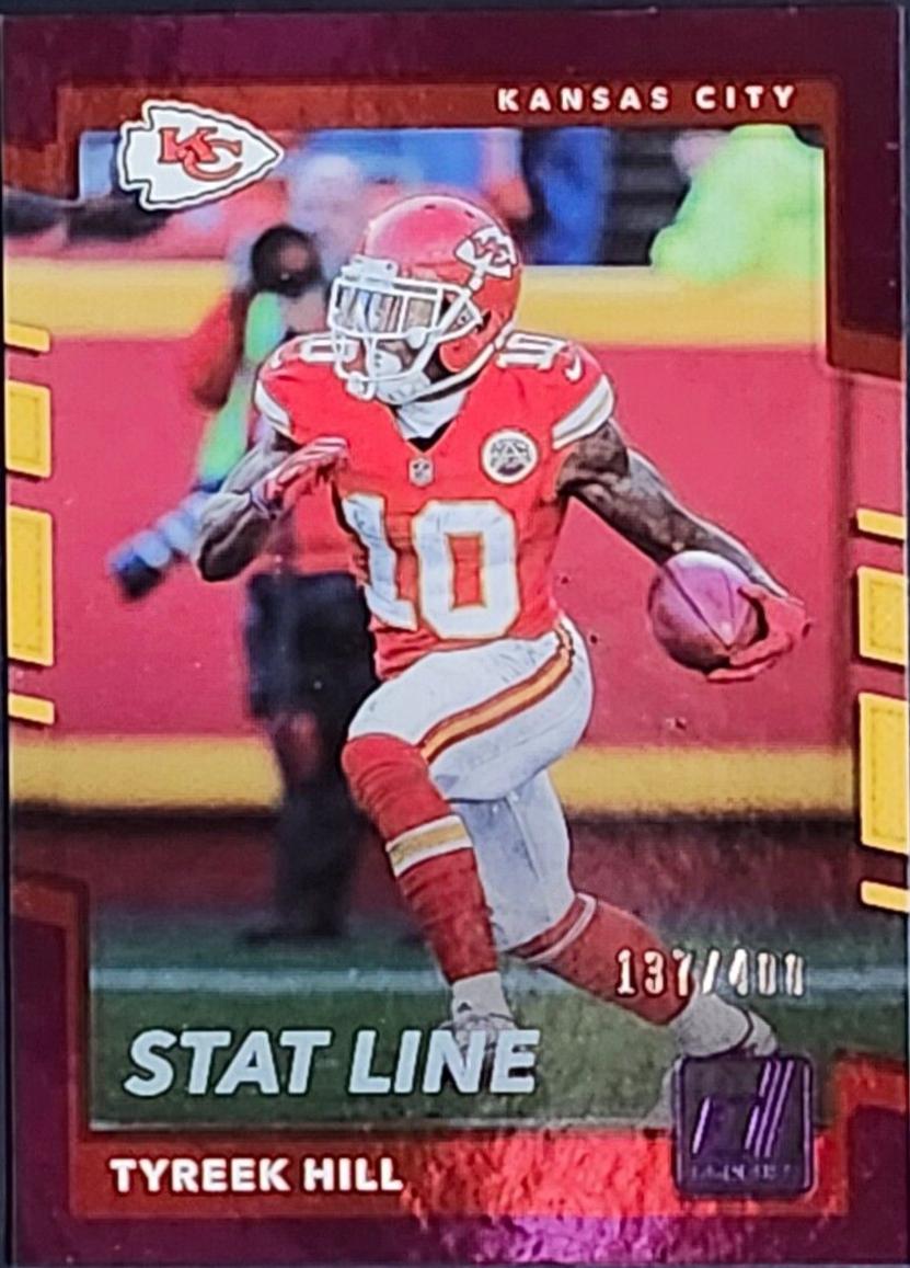 Tyreek Hill [Season Stat Line Press Proof] #190