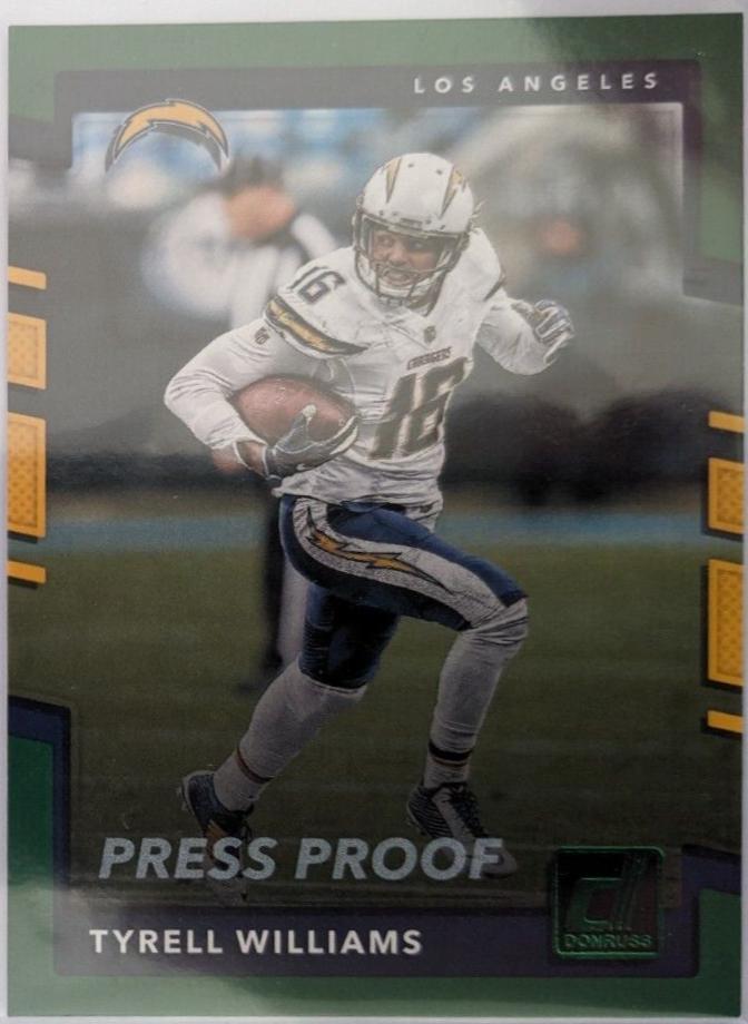 Tyrell Williams [Green Press Proof] #128