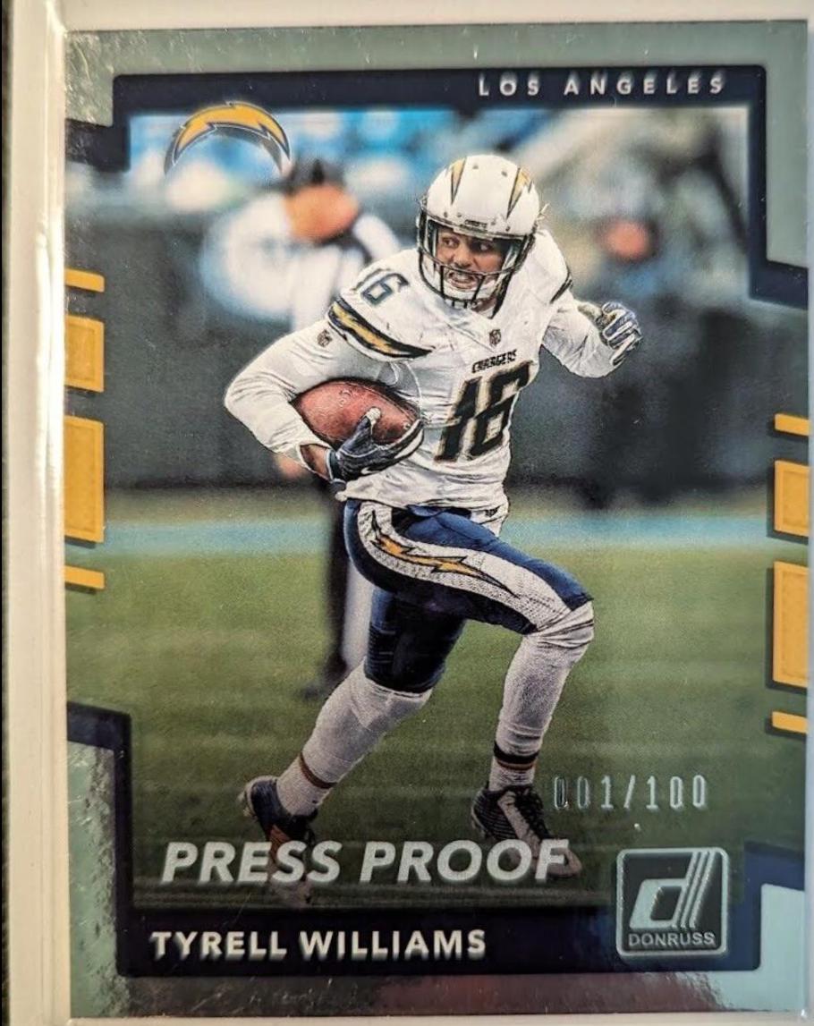Tyrell Williams [Silver Press Proof] #128