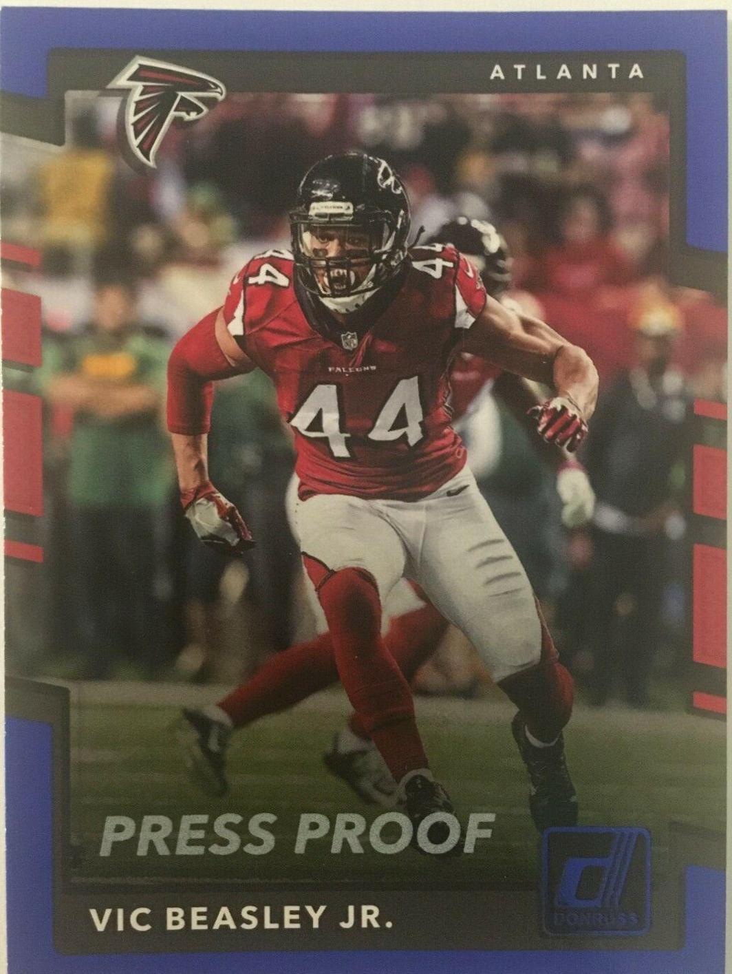 Vic Beasley Jr. [Blue Press Proof] #107