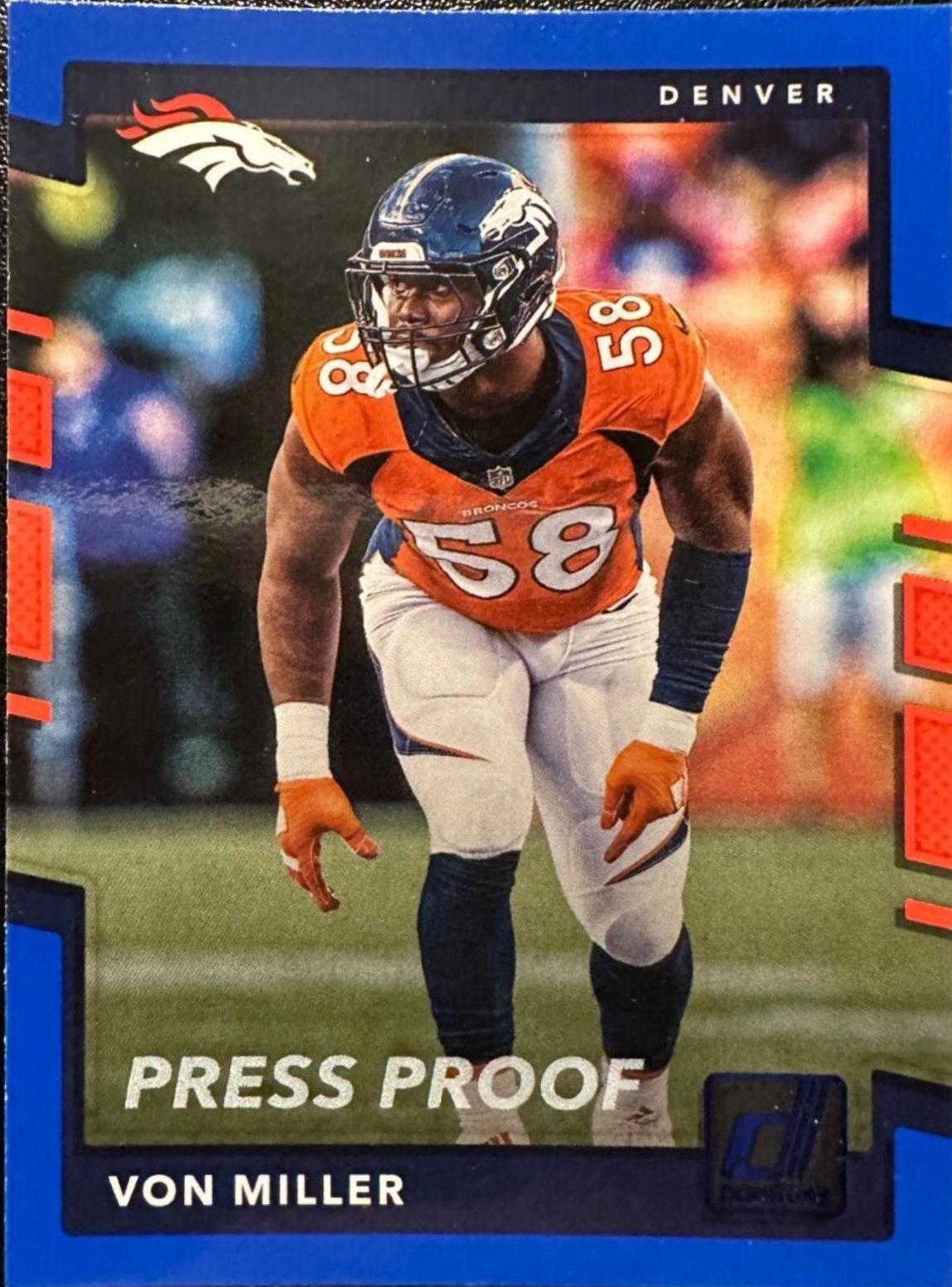 Von Miller [Blue Press Proof] #164