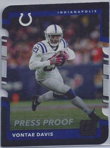 Vontae Davis [Silver Die Cut Press Proof] #136