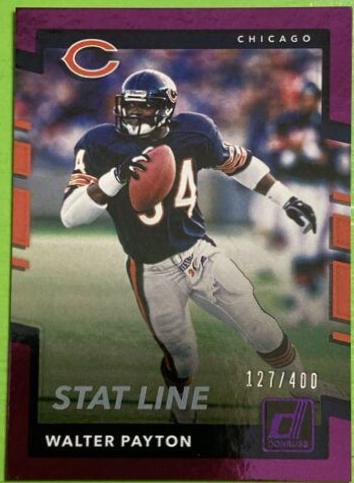 Walter Payton [Season Stat Line Press Proof] #237