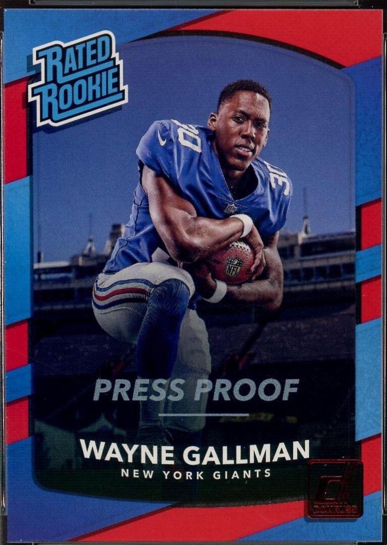 Wayne Gallman [Red Press Proof] #338