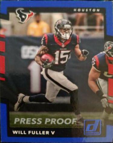 Will Fuller V [Blue Press Proof] #63