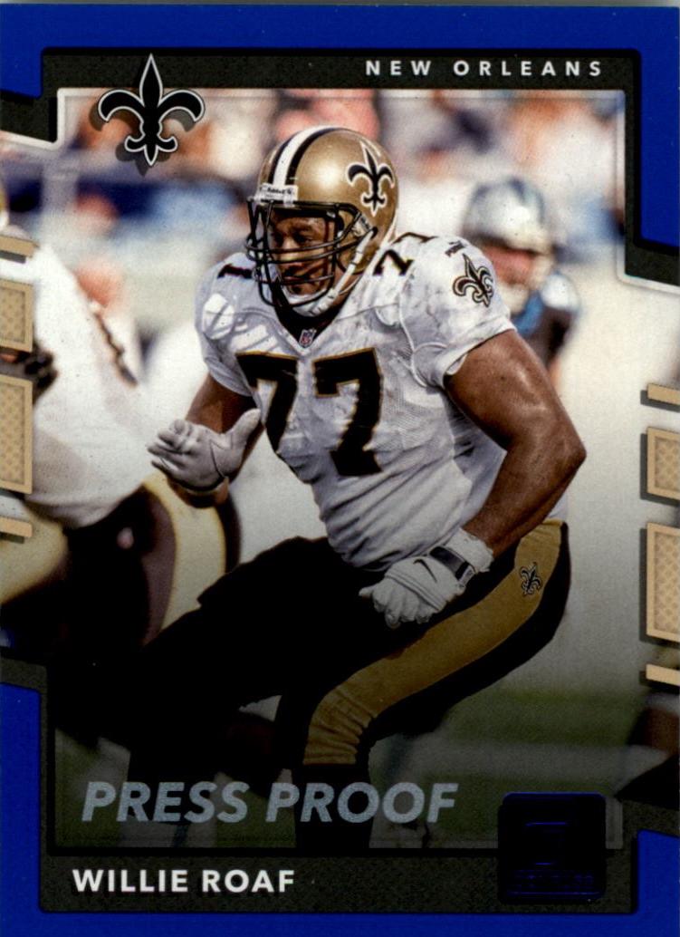 Willie Roaf [Blue Press Proof] #101