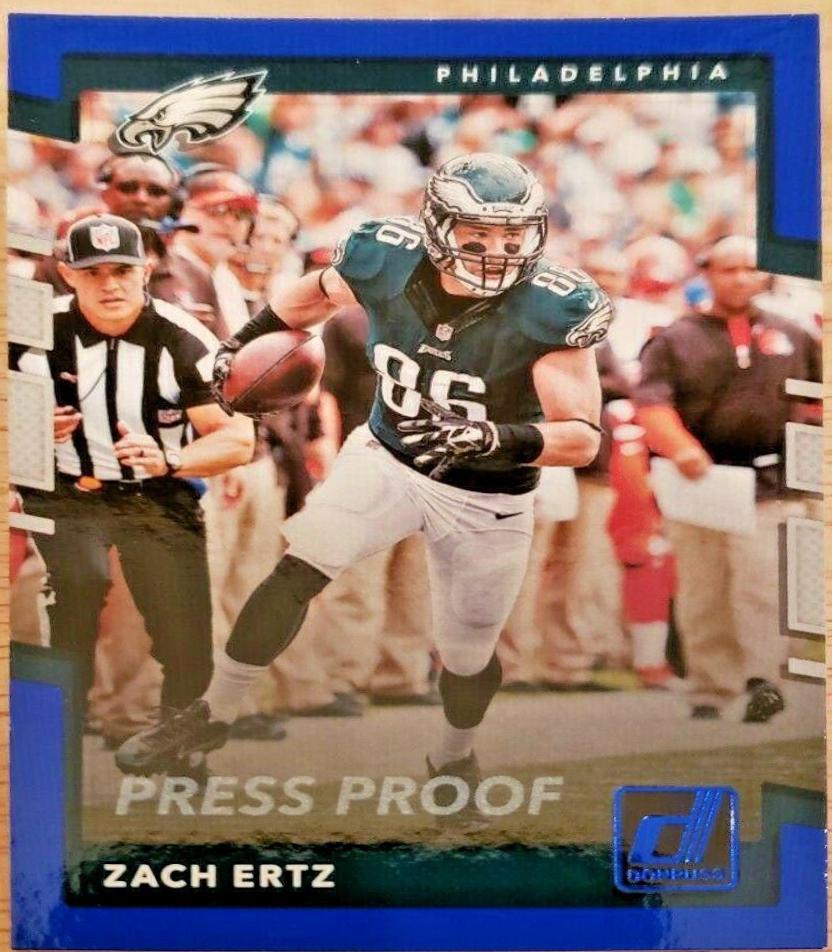 Zach Ertz [Blue Press Proof] #122