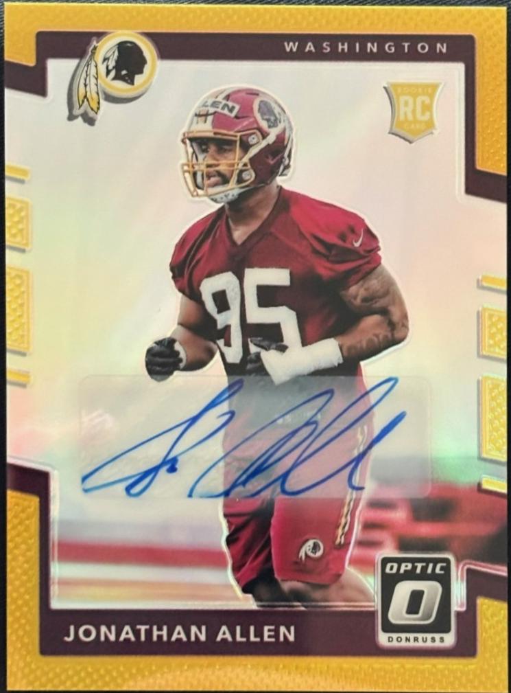 Jonathan Allen [Autograph Gold] #138
