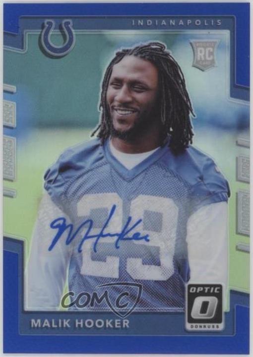 Malik Hooker [Autograph Blue] #118