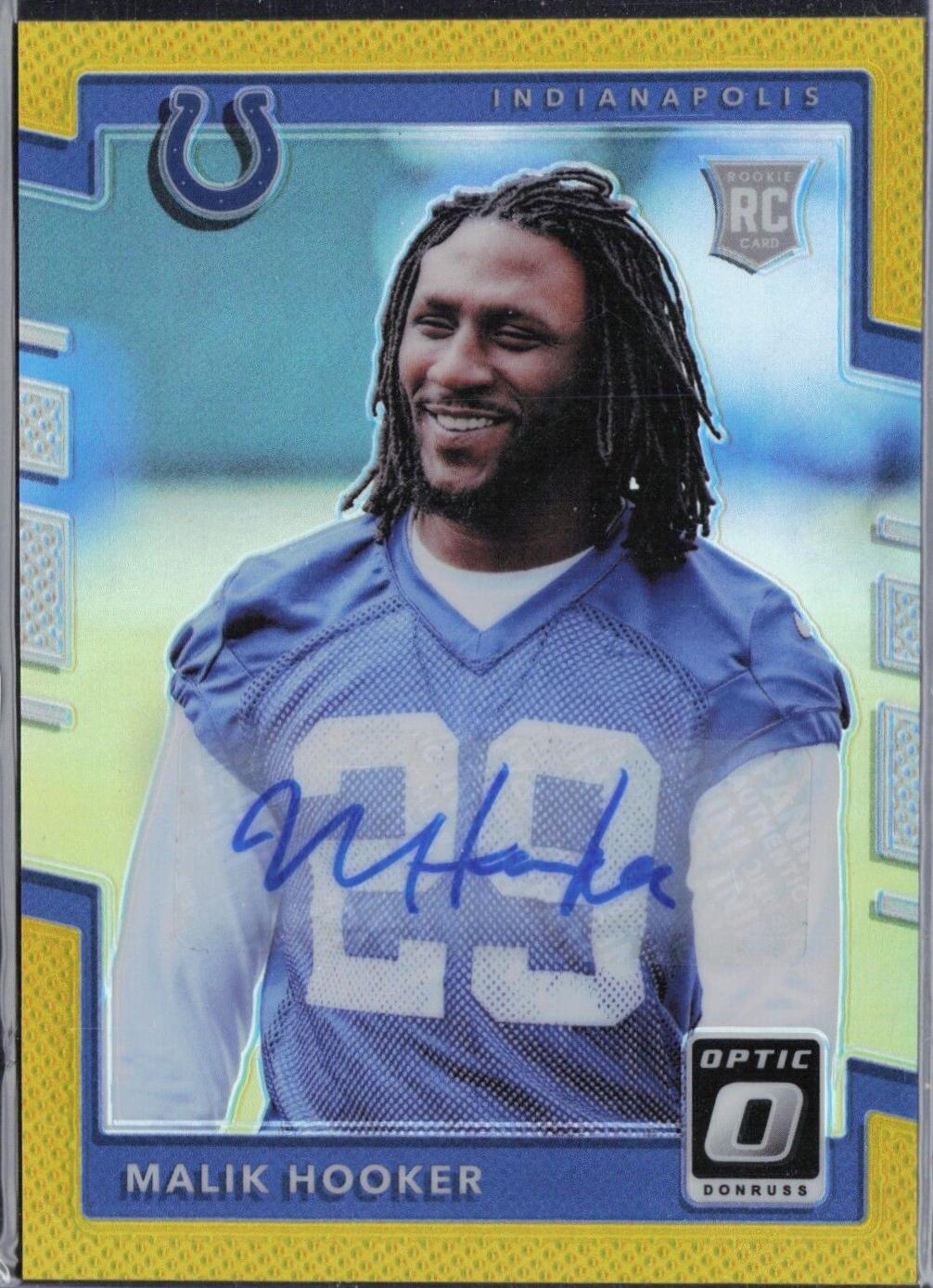 Malik Hooker [Autograph Gold] #118