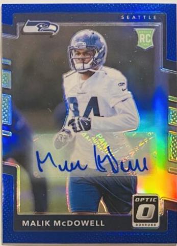 Malik McDowell [Autograph Blue] #139