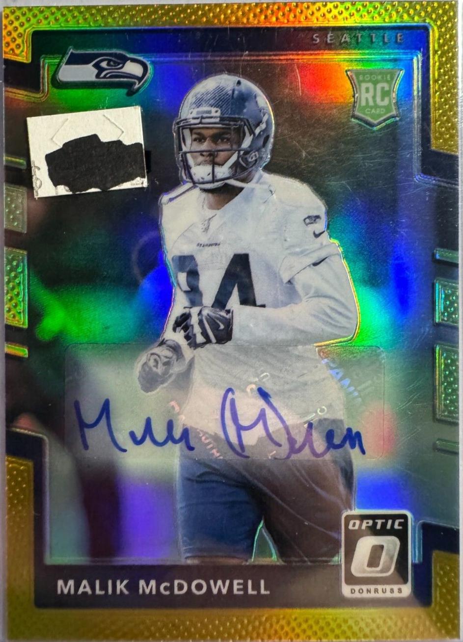Malik McDowell [Autograph Gold] #139