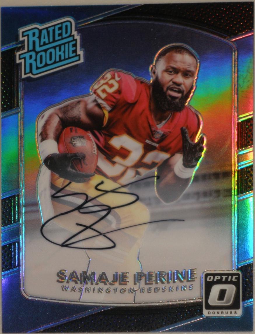 Samaje Perine [Autograph Black] #156