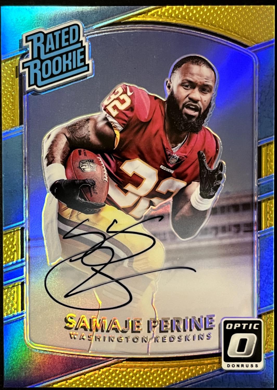 Samaje Perine [Autograph Gold] #156