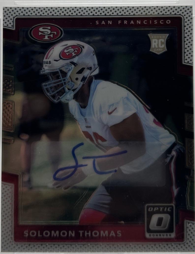 Solomon Thomas [Autograph Black] #116
