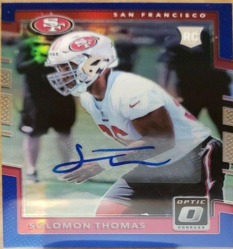 Solomon Thomas [Autograph Blue] #116