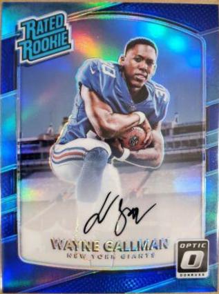 Wayne Gallman [Autograph Blue] #188