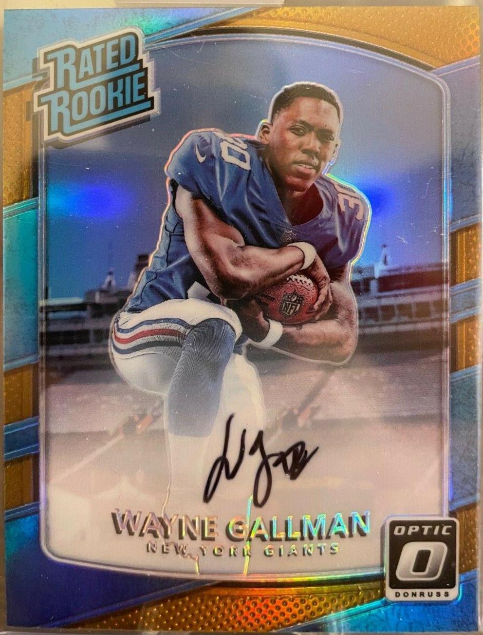 Wayne Gallman [Autograph Gold] #188