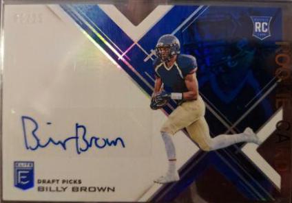 Billy Brown [Autographs Blue Die Cut] #255