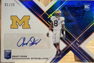 Channing Stribling [Autographs Blue Die Cut] #266