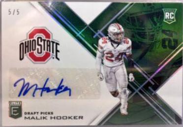 Malik Hooker [Autographs Emerald] #134