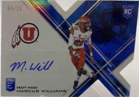 Marcus Williams [Autographs Blue Die Cut] #139