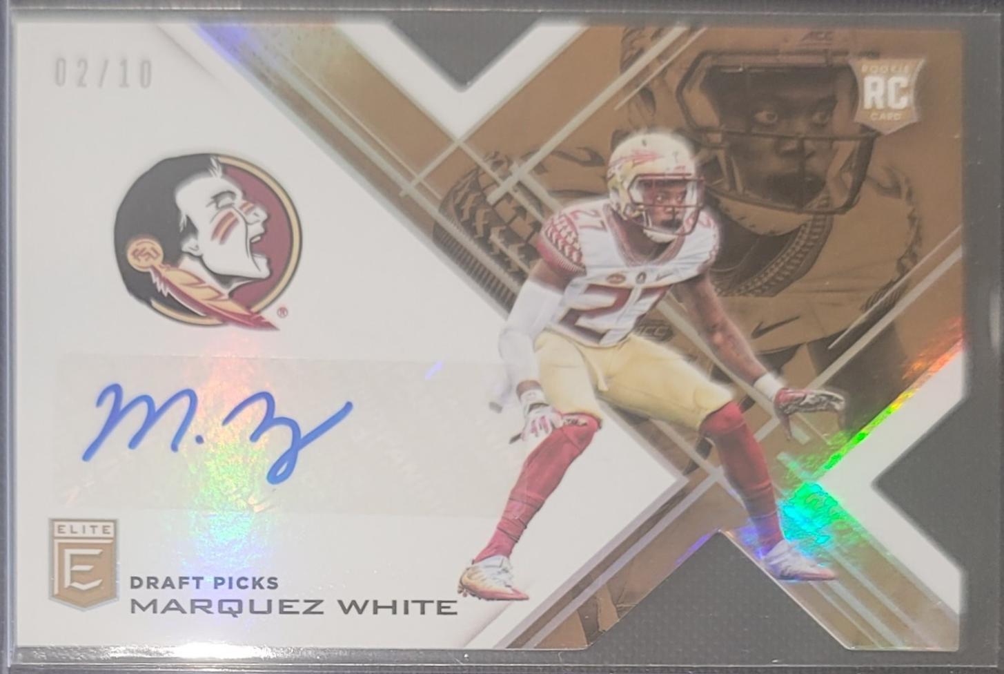 Marquez White [Autographs Gold Die Cut] #231