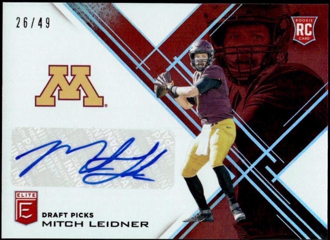 Mitch Leidner [Autographs Red] #152