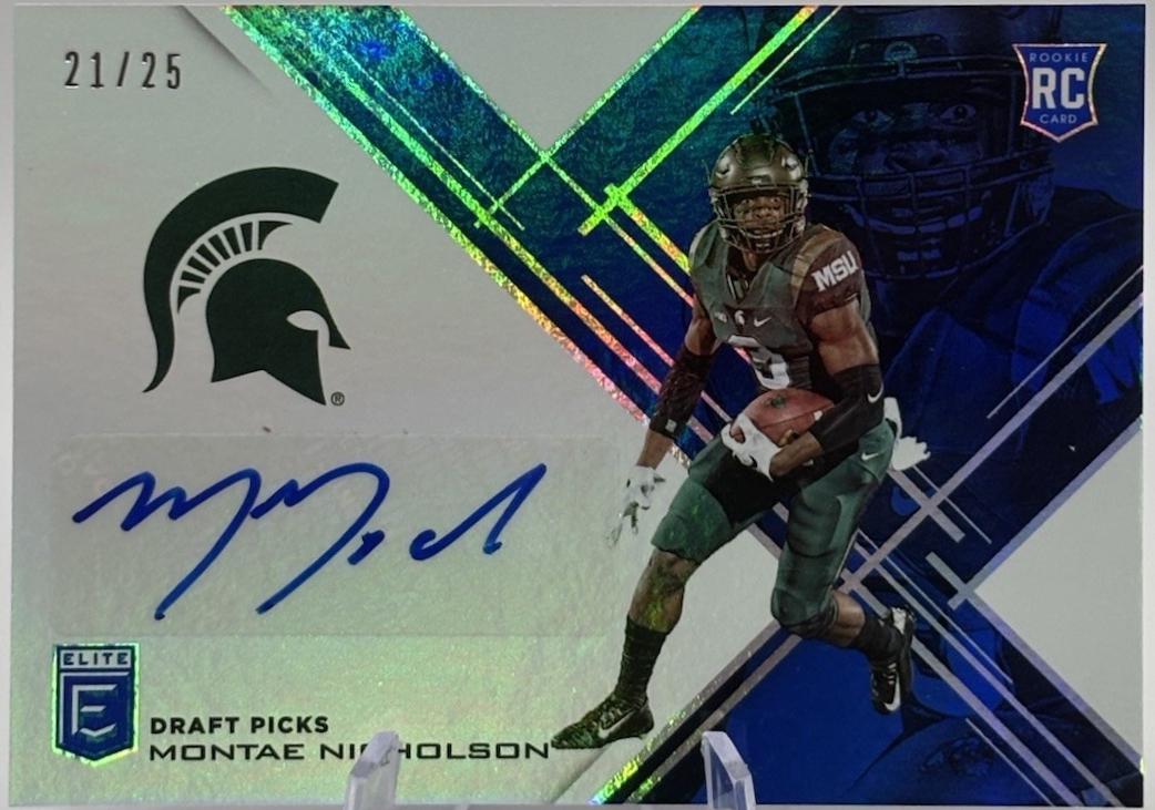 Montae Nicholson [Autographs Blue] #245