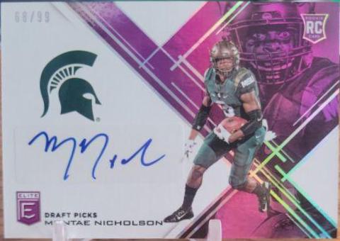 Montae Nicholson [Autographs Purple] #245
