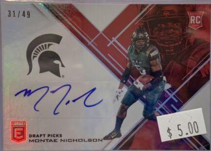 Montae Nicholson [Autographs Red] #245